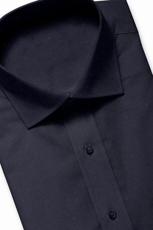 Navy Blue (Dark) Cotton Shirt